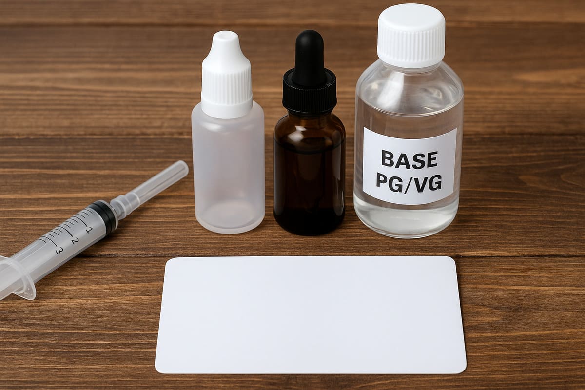 Dosage nicotine e-liquide : comment réussir son mélange DIY